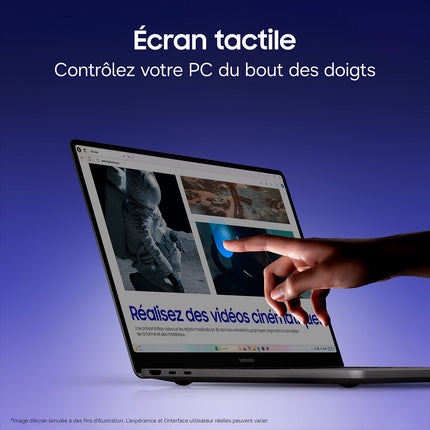 Ordinateur portable SAMSUNG Galaxy Book6 Ultra AI 16" Tactile - Intel Core Ultra 7 - Nvidia RTX 5070 - 32 Go RAM - SSD 1 To