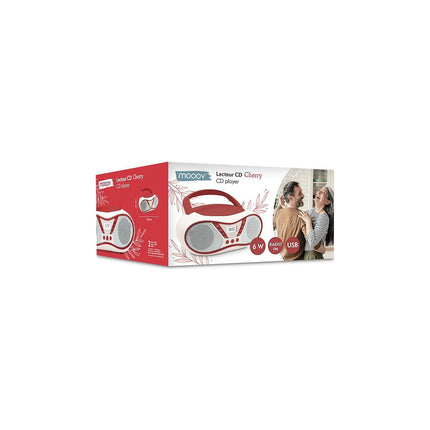 Radio CD MOOOV Lecteur CD Cherry avec radio FM et port