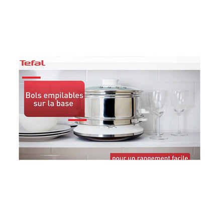 Cuiseur vapeur SEB 2 bols Inox VC145100