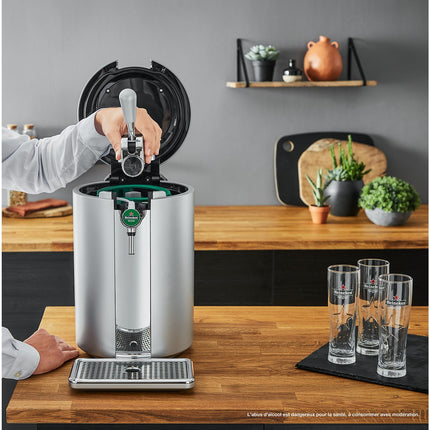 Tireuse à bière KRUPS YY4811FD Beertender Compact Silver