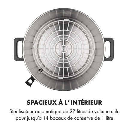 Stérilisateur de bocaux KLARSTEIN Lady Marmalade 27L 1800W Reconditionné