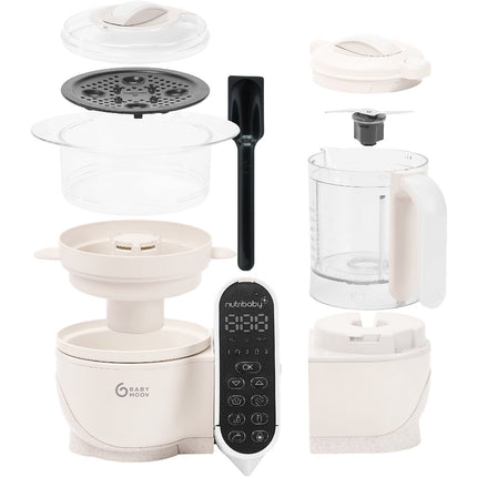 Mixeur Cuiseur Bébé BABYMOOV Nutribaby + Opal Green