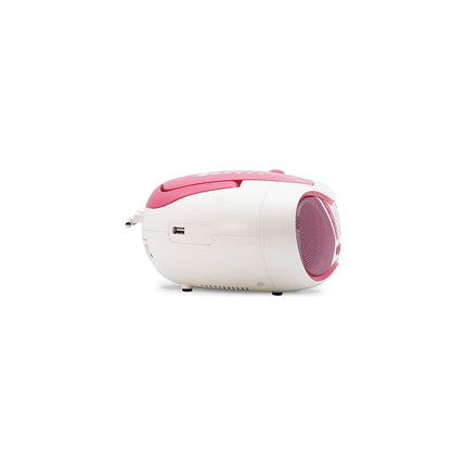 Radio CD MOOOV Lecteur CD Pop Pink avec radio FM et por