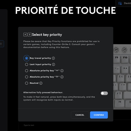 Clavier gamer LOGITECH G Pro X TKL Rapid Noir