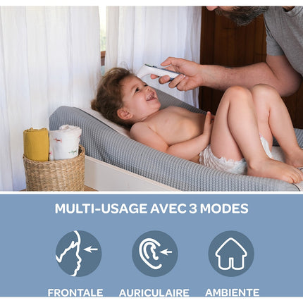 Thermomètre BEABA infrarouge auriculaire et frontal