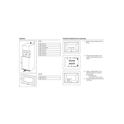 Micro ondes encastrable SAMSUNG MS22T8254AB/E5