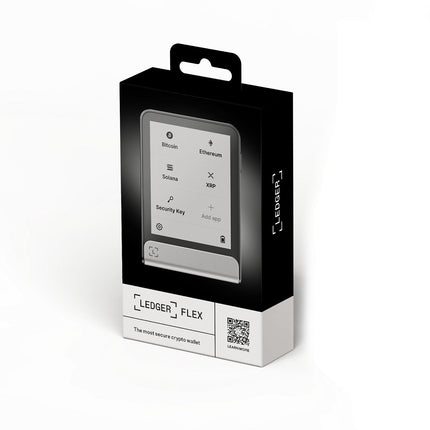 Crypto wallet LEDGER Flex Recovery key Noir