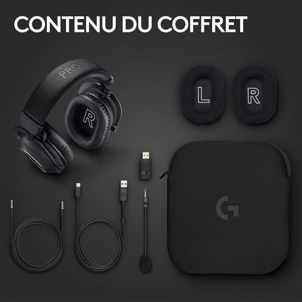 Casque gamer LOGITECH G PRO X GAMING Casque + Support
