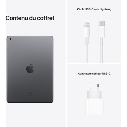 Tablette Apple IPAD 10.2 64Go Gris sidéral 9 Gen Reconditionné