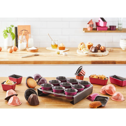 Moule à cake TEFAL Creabake duo cake long 12.5 x 6.5 cm