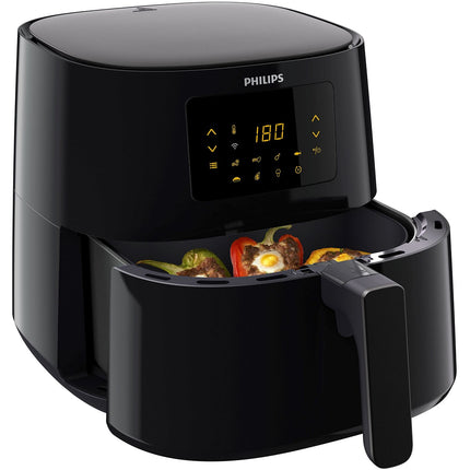 Airfryer PHILIPS HD9280/70 Friteuse sans huile connectée Noir, Série 5000 XL 6.2L