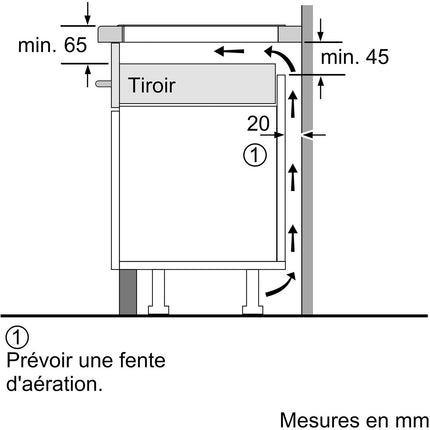 Plaque induction BOSCH PVW81CHB1E série 6, finition carbone mate