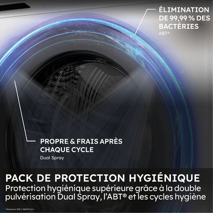 Lave linge hublot HAIER HW100-B14367U-FR