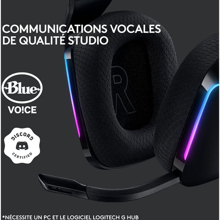 Casque gamer LOGITECH G733 Lightspeed White