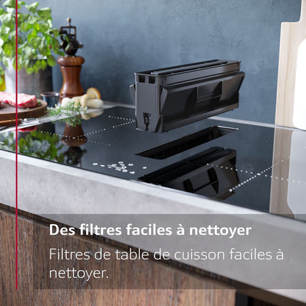 Plaque induction aspirante NEFF V58FHQ4L0, N70, Twist Touch