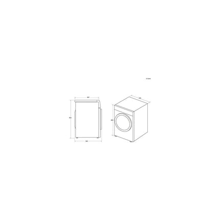 Lave linge hublot HAIER HW90-B14959S8U1