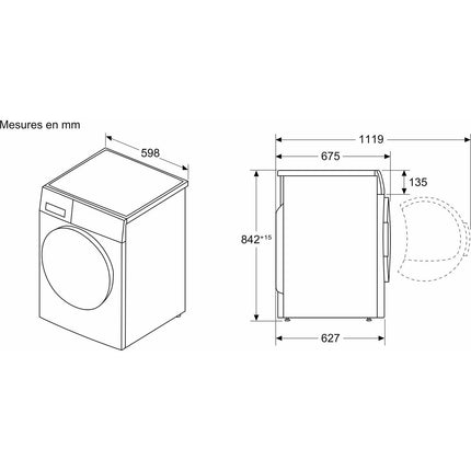 Sèche linge pompe à chaleur SIEMENS WR47B2C0FR
