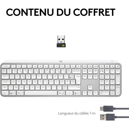Clavier sans fil LOGITECH MX Keys S Silencieux