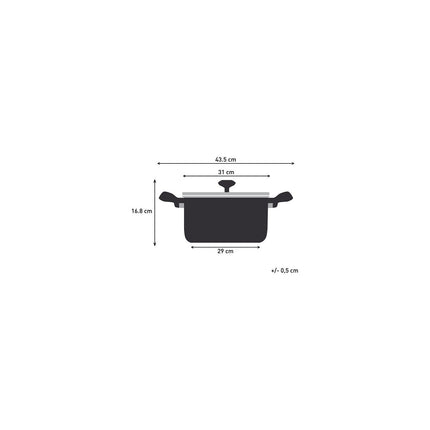 Cocotte TEFAL ELEGANCE 29cm Vert Forest