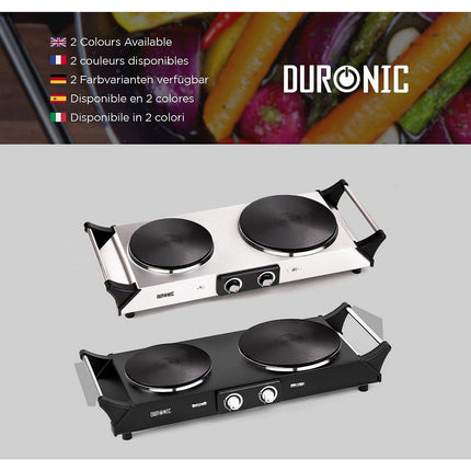 Réchaud électrique DURONIC HP2 BK