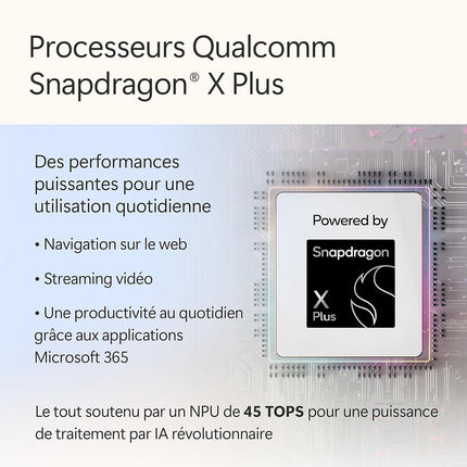 Ordinateur portable MICROSOFT Surface Laptop13' XPlus/16/512 Platine Copilot+PC
