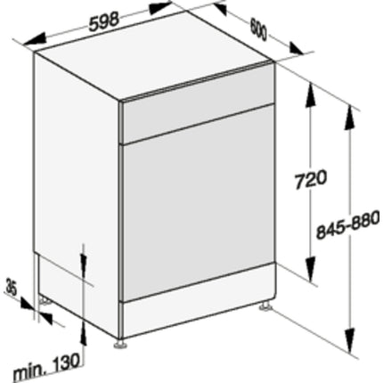 Lave vaisselle 60 cm MIELE G 5611 BLANC