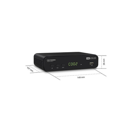 Décodeur TNT METRONIC Décodeur TNT Zapbox UHD-S1 4K