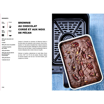 Livre de cuisine HACHETTE Ninja : Airfryer Recettes Etudiants