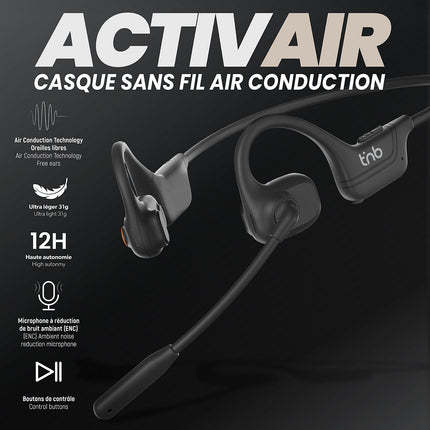 Micro-casque TNB ACTIVAIR Air Conduction