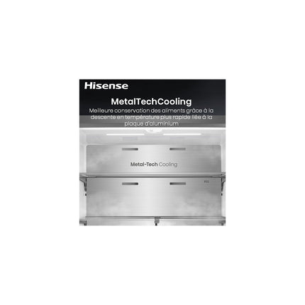 Réfrigérateur multi portes HISENSE RQ640P5SSD