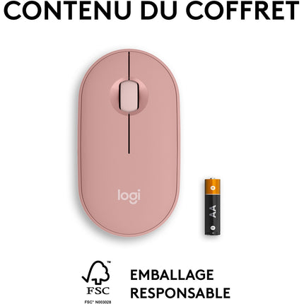 Souris sans fil LOGITECH Pebble 2 M350s Graphite