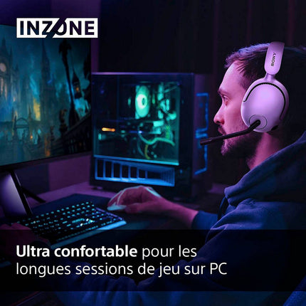 Casque gamer SONY H5 Blanc