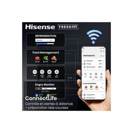 Congélateur armoire HISENSE FT5K310GSFC FreshFit