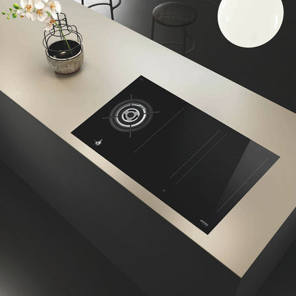 Plaque mixte induction gaz SMEG PM3953D