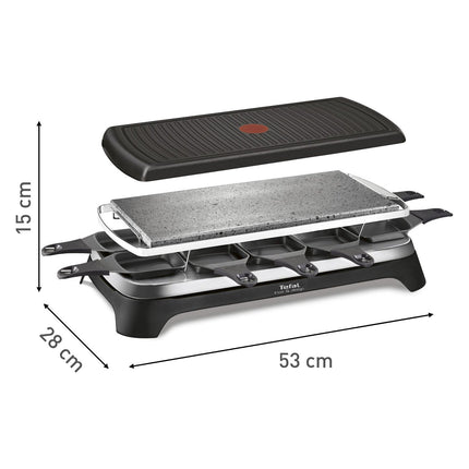 Raclette TEFAL RE45A812 Pierrade 3 en 1