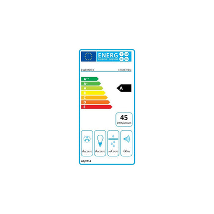 Hotte décorative murale ESSENTIELB EHDB 914i
