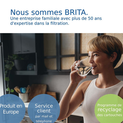 Carafe filtrante BRITA flow basic blue