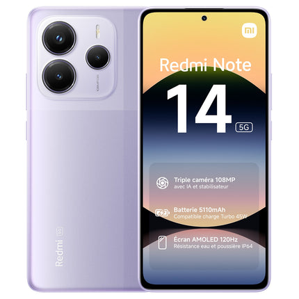 Smartphone XIAOMI Redmi Note 14 256Go 5G