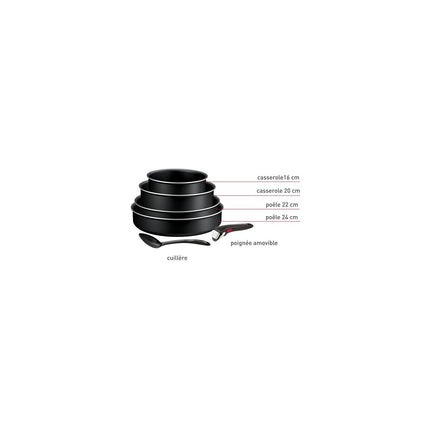Batterie de cuisine TEFAL Ingenio Generous Cook 6 pcs L3129102