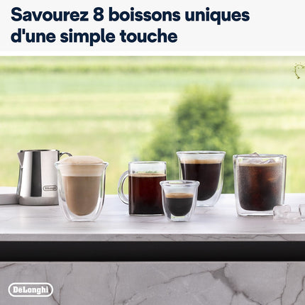 Expresso Broyeur DELONGHI FEB4455.B Rivelia Latte Noire