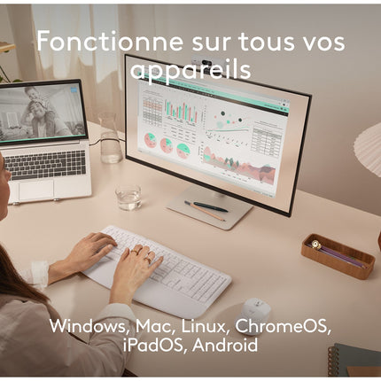 Souris sans fil LOGITECH M850 L OFFWHITE
