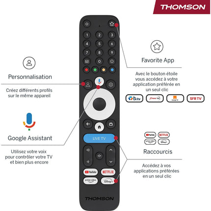Passerelle multimédia THOMSON 245 Box 4K avec Google TV