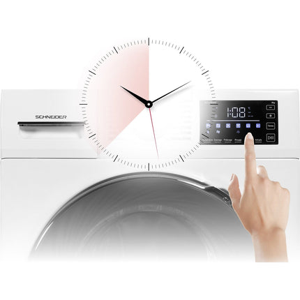 Lave linge séchant hublot SCHNEIDER SCLS107-WB