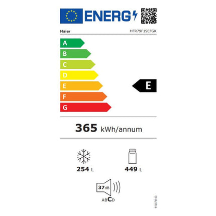 Réfrigérateur multi portes HAIER HFR79F19EFGK