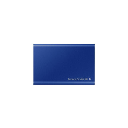 Disque dur SSD externe SAMSUNG Pack T7 bleu + housse