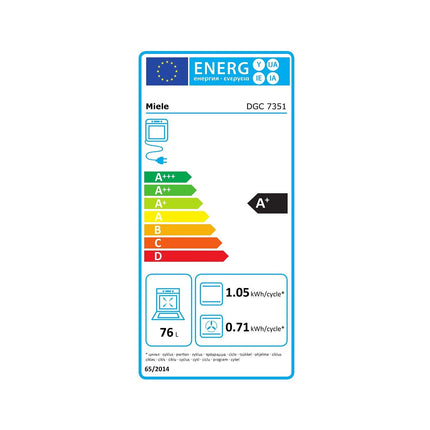 Four encastrable fonction vapeur MIELE DGC 7351 BlackLine