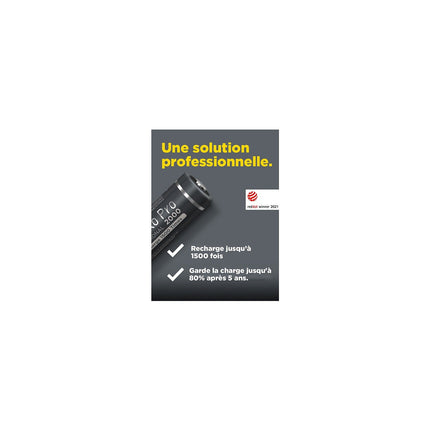 Chargeur secteur GP Recyko pro P461 1h + 4 accu AA 2000mAh
