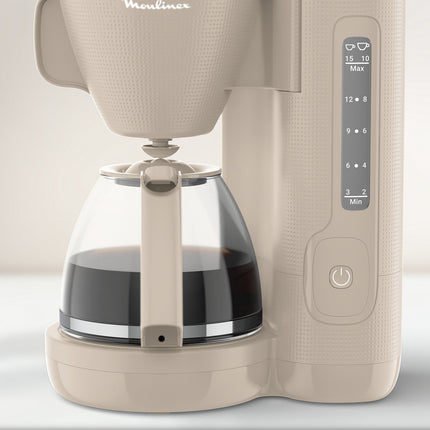 Cafetière filtre MOULINEX FG2M0B10 morning grise