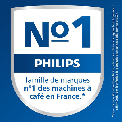 Expresso Broyeur PHILIPS EP4441/50 SilentBrew LatteGo Noir