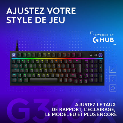 Clavier gamer LOGITECH G316 X 98 Noir